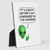 エイリアン母の日 フォトプラーク (側面)