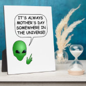 エイリアン母の日 フォトプラーク (側面)