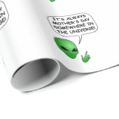 エイリアン母の日 ラッピングペーパー (ロールコーナー)