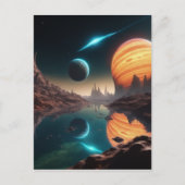エイリアン水中競技水外惑星の風景はbである ポストカード (正面)