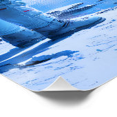 エイリアン海油塗装凍っていの孤児宇宙飛行士 ポスター (コーナー)