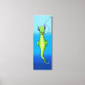 エイリアン海生物 キャンバスプリント (正面)