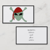 エイリアン海賊 名刺 (正面/裏面)