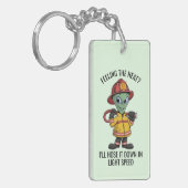 エイリアン消防士 キーホルダー (正面左)