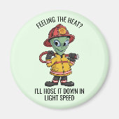 エイリアン消防士 マグネット (正面)