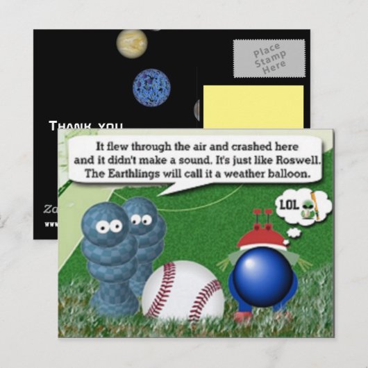 エイリアン液 ポストカード (正面/裏面)