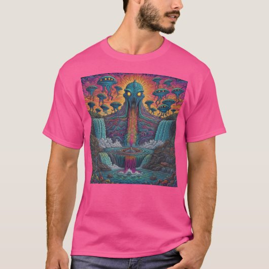 エイリアン滝 Tシャツ (正面)