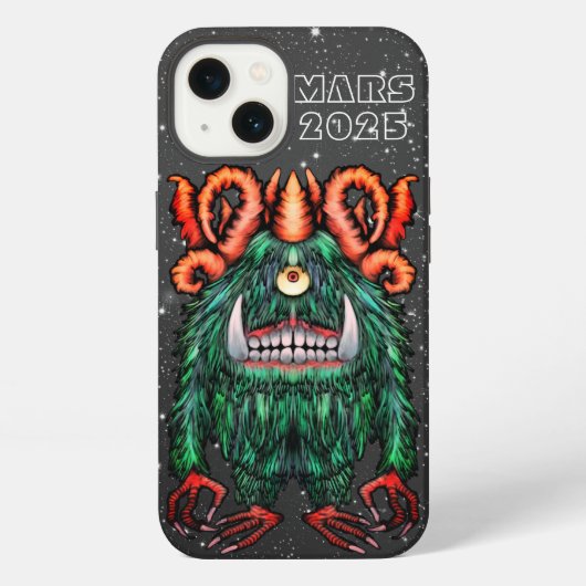エイリアン火星環化生物 iPhoneケース (裏面)