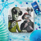 エイリアン煙害 ペーパープレート (パーティー)