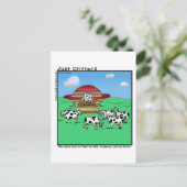 エイリアン牛 ポストカード (スタンド正面)