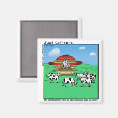 エイリアン牛 マグネット (正面/裏面)