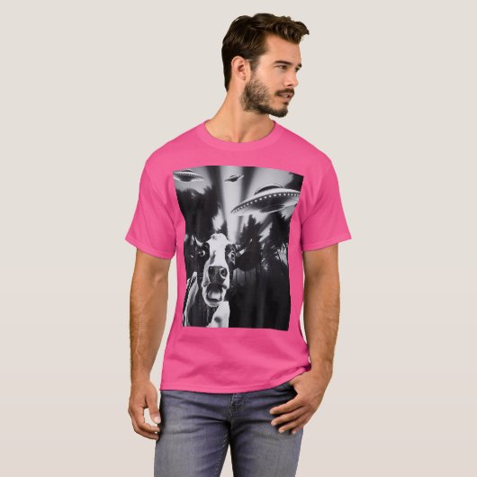 エイリアン牛Ufo Tシャツ (正面フル)