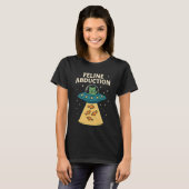 エイリアン猫おもしろい- Feline AbcompositionのTシャツ Tシャツ (正面フル)