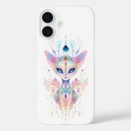 エイリアン猫の顔 iPhone 16ケース