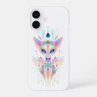 エイリアン猫の顔 iPhone 16ケース