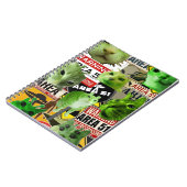 エイリアン猫侵入：エリア51猫科の動物 ノートブック (左側)