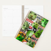 エイリアン猫侵入：エリア51猫科の動物 プランナー手帳 (ディスプレー)