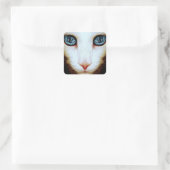 エイリアン猫顔 – シール (バッグ)