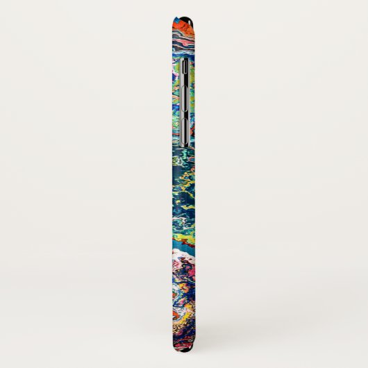 エイリアン瑪瑙の石の模倣&あなたの言葉 Case-Mate iPhoneケース (裏面/左)