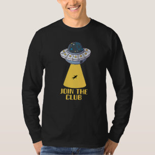エイリアン男性へヘッドグリーンUfoエリア51宇宙 Tシャツ