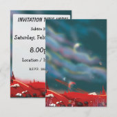 エイリアン界 招待状 (正面/裏面)