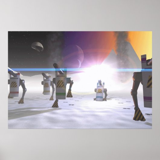 エイリアン着陸 ポスター (正面)