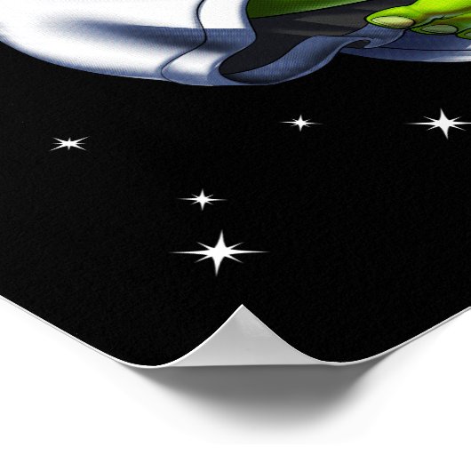 エイリアン瞑想 ポスター (角)