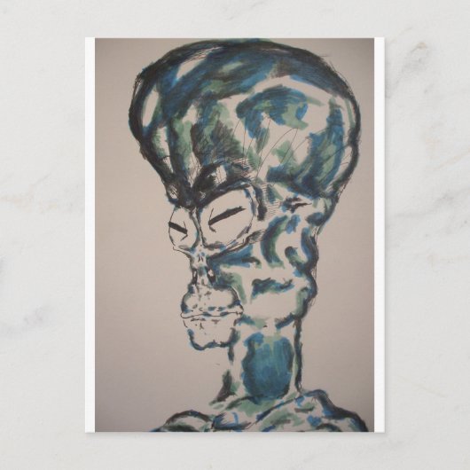 エイリアン私はあります ポストカード (正面)