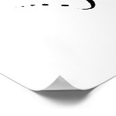 エイリアン種族タトゥーデザイン – 黒 ポスター (角)