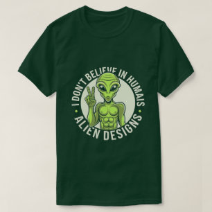 エイリアン笑わされるユーモア – Sci-Fiファンに最適 Tシャツ