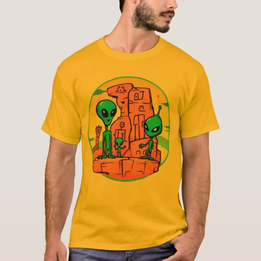 エイリアン系 Tシャツ (正面)