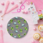 エイリアン紙プレート ペーパープレート (パーティー)