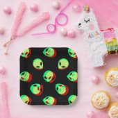 エイリアン紙プレート ペーパープレート (パーティー)