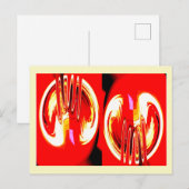 エイリアン細胞アート ポストカード (正面/裏面)