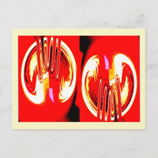 エイリアン細胞アート ポストカード (正面)