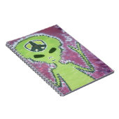 エイリアン絞り染め ノートブック (右側)