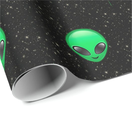 エイリアン絵文字 ラッピングペーパー (ロールコーナー)