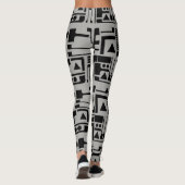 エイリアン絵文字 レギンス (裏面)