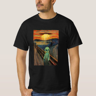 エイリアン絵画悲鳴 Tシャツ