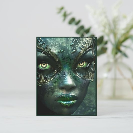 エイリアン美しいザスワンププラネットサイラス ポストカード (スタンド正面)