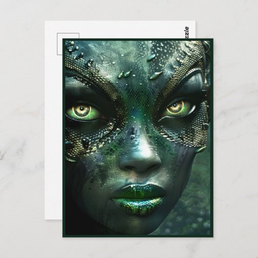 エイリアン美しいザスワンププラネットサイラス ポストカード (正面/裏面)