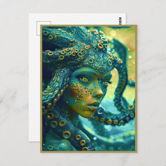 エイリアン美しい水惑星 ポストカード (正面/裏面)