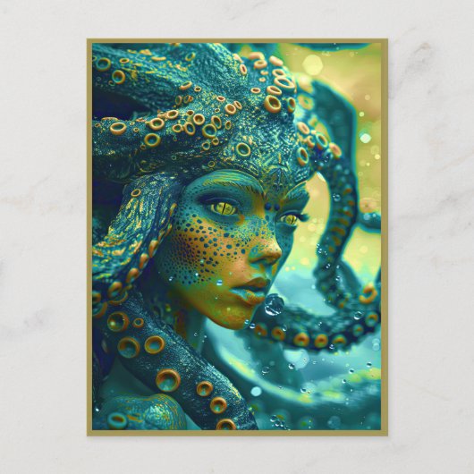 エイリアン美しい水惑星 ポストカード (正面)