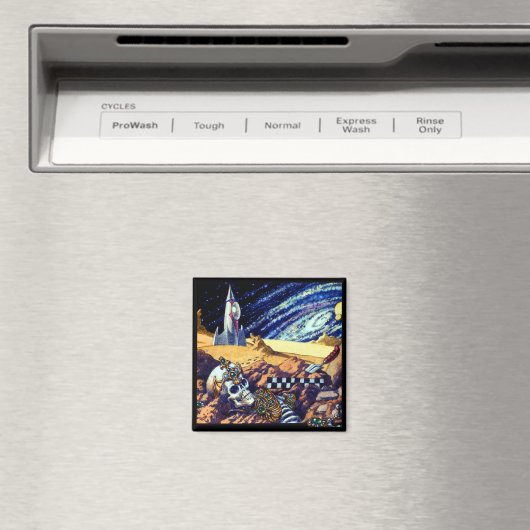 エイリアン考古学スクエアマグネット マグネット (インサイチュ (食洗機))