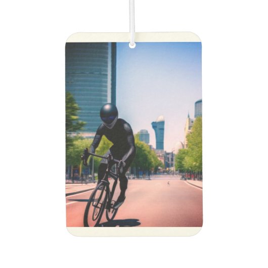 エイリアン自然アース・デジタル・アート・ポスター カーエアーフレッシュナー (正面)