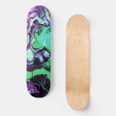 エイリアン舌状爬虫類眼 スケートボード (正面)