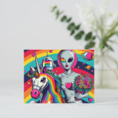 エイリアン花嫁オンザユニコーン ポストカード (スタンド正面)