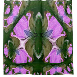 エイリアン花…..... シャワーカーテン