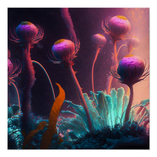 エイリアン花 ポスター (正面)