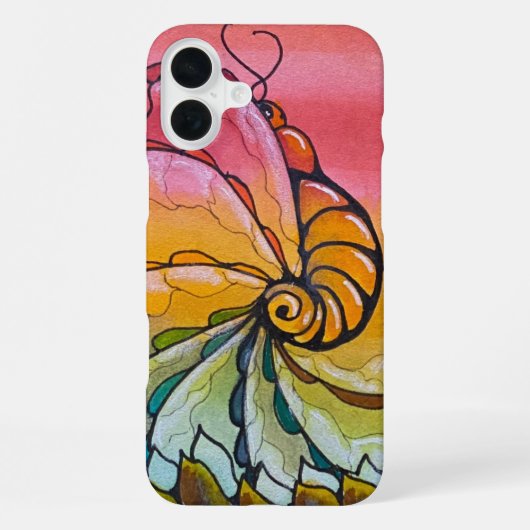 エイリアン蝶 iPhoneケース (裏面)